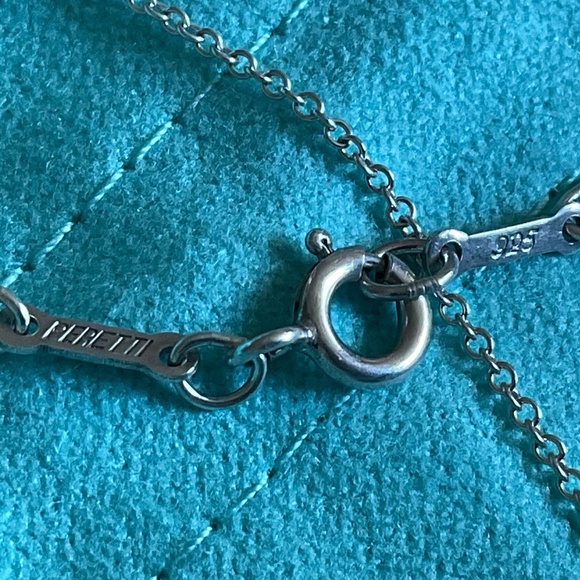 Large Tiffany Elsa Peretti open heart necklace - Picture 7 of 9